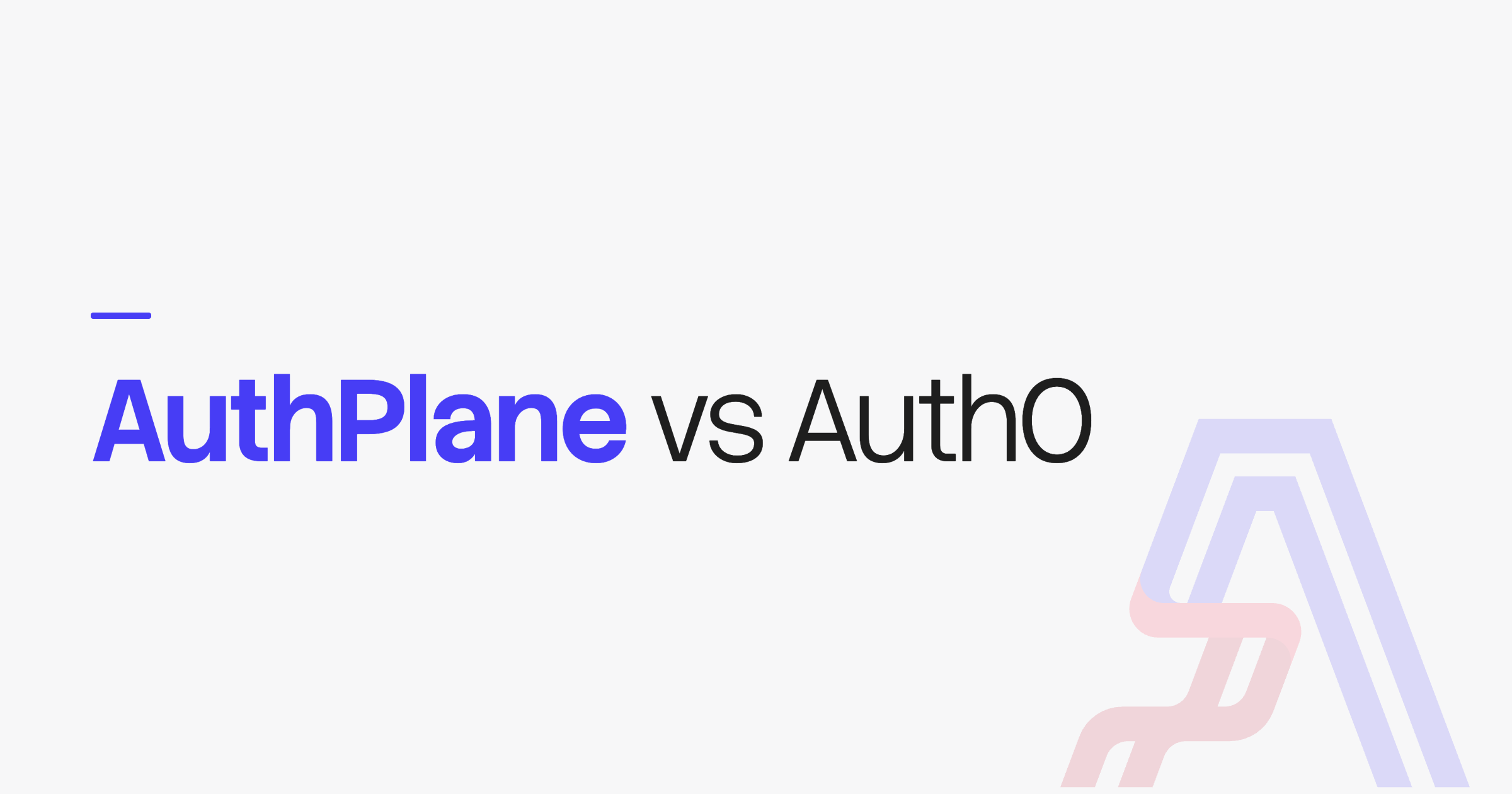 AuthPlane vs Auth0: self-hosted MCP auth vs the managed incumbent — cover art